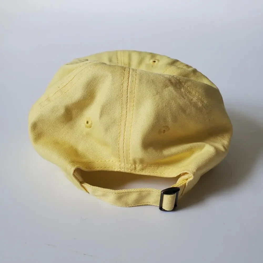 Huffer Embroidered‎ Shrooms Ace Cap Medium Yellow Hippie Summer Outdoor